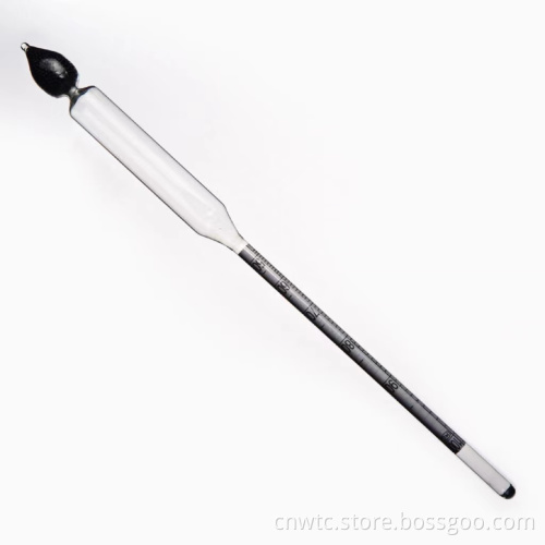 Professional Laboratory Glass Alcohol Meter Tester Set for Fuels and Liquids Including Gasoline, Petrol, Diesel, and Oil